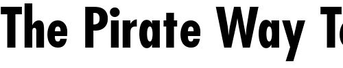 Font : Futura-Condensed-Bold 3 Custom Text : The Pirate Way Test your own text here Click to download or to view this font on a tshirt that can be custom printed in Bali